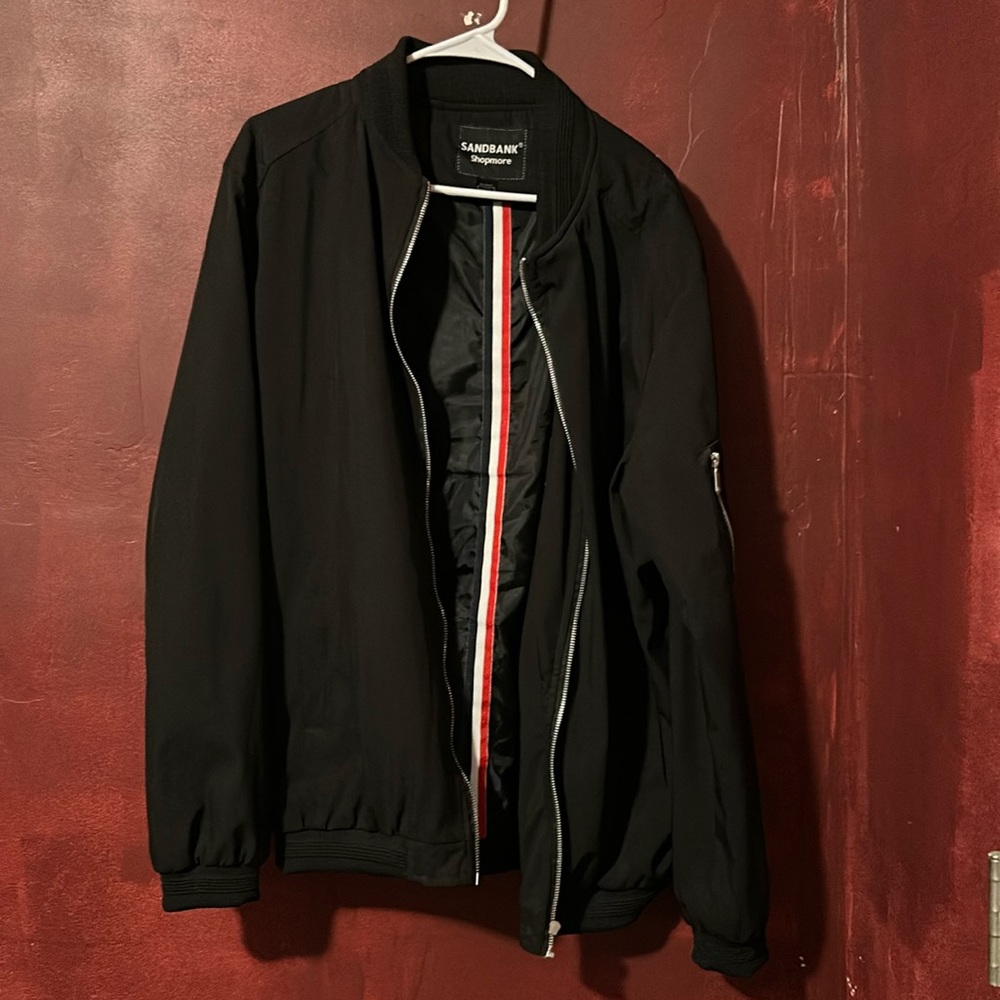 Sandbank Slim Fit Bomber Jacket